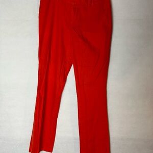 Banana Republic Red Slim Fit Trousers